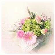 Vintage Pink Bouquet flowers