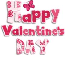 pink text, valentines day, butterflies, white background