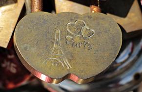 paris Love Castle Padlock