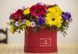 decorative Colorful Flowers Bouquet