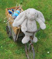 toy Bunny Rabbit Nesting