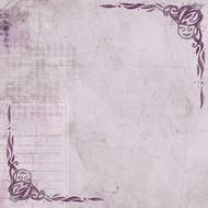 Beautiful, vintage, pink paper with shapes, among the frames, clipart