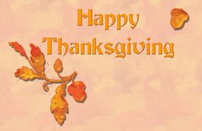 thanksgiving happy card