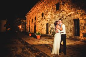 Wedding in Santo Domingo at night