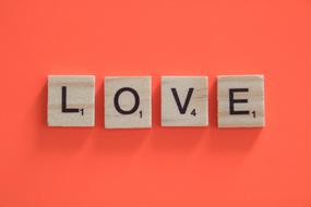 love is a wooden word