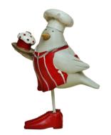 Cooking Bake bird figure