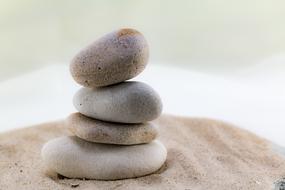 Sea stones stack