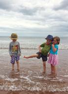 Kids Beach Sea play