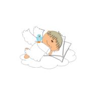 cartoon sweet dreams angel baby