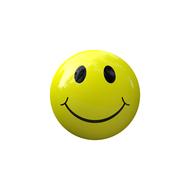 funny yellow emoticon on white background
