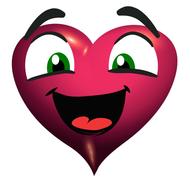 heart happy satisfied smiley
