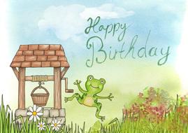 happy birthday for the frog