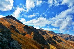 Landscape of mountains Nature Sky