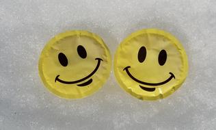 funny emoticons on greeting card