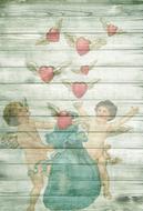 valentine s day wood background