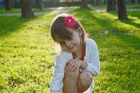 Baby at Grass Nature