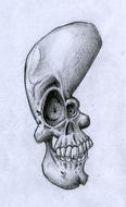 halloween monster scary skull