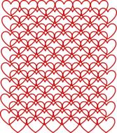 valentine day love hearts banner