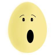 egg yellow smiley face