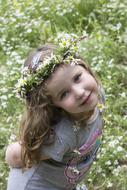 Girl Daisy Field