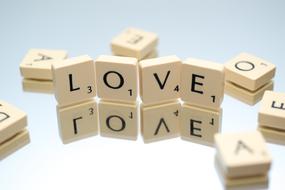 wooden Words Letters Scrabble