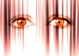 red eyes psychology anxiety