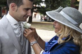 groom before the official ceremony