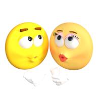 couple emoji yellow face