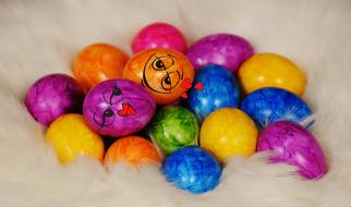 Colored Colorful Eggs decoration