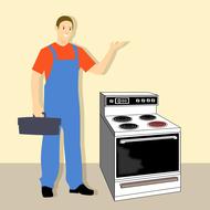 appliance dungarees repair man