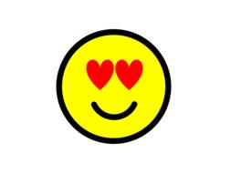 emoticon icon love heart eye