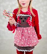 Christmas Little Girl Baker dress