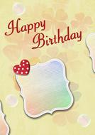 birthday happy birthday vintage greeting card