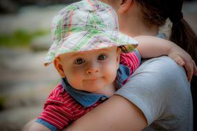 Young Baby Boy at Summer