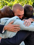 hugs as a symbol of joy and happiness