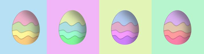 easter egg deco graphic color