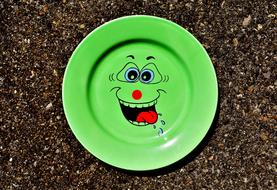 Plate Tableware Smiley