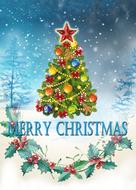 merry christmas card happy holidays