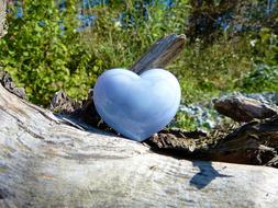 Heart Love decoration at Nature