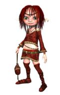 elf purse smiling