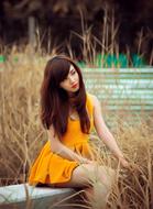 Girl Gai Xinh lake