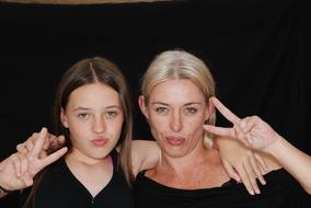 Mom and Daughter Family