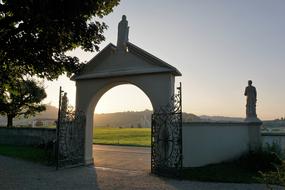 gate at Einsiedeln Cemetery