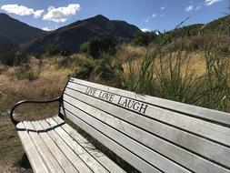 New Zealand Queenstown bench
