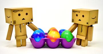 Danbo Cute Figures and colorful eggs