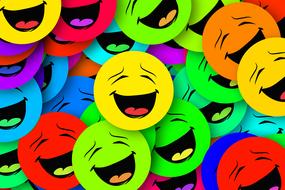 smiley joy many emoticon funny