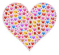 heart emoji affection love