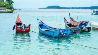 Sail Boats in Sea