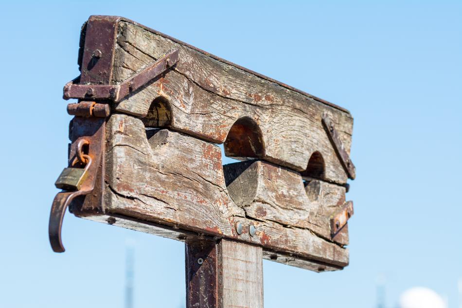 Scaffold Executed wood
