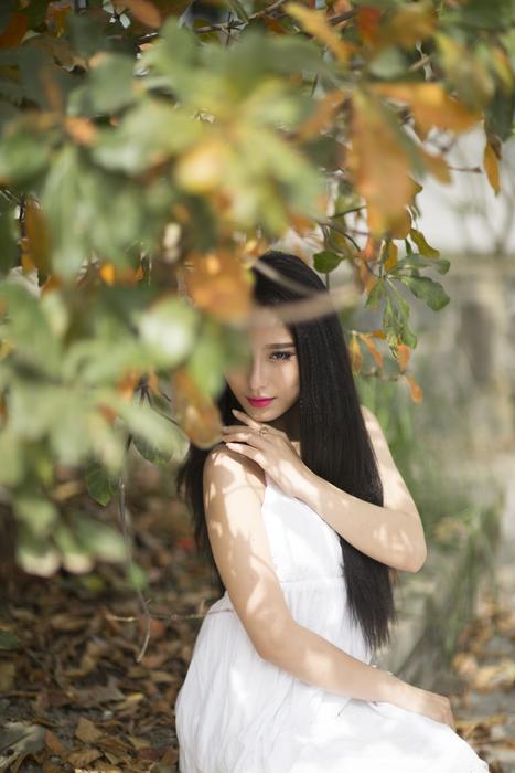 photo of Girl In The Forest Nice